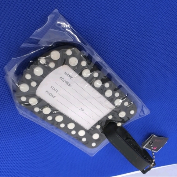 Luggage Tag Initial It Brand "A" Rubber New with Tags - Picture 4 of 4